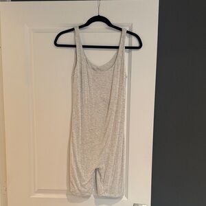 Elegant Heather Gray Women's Jumpsuit